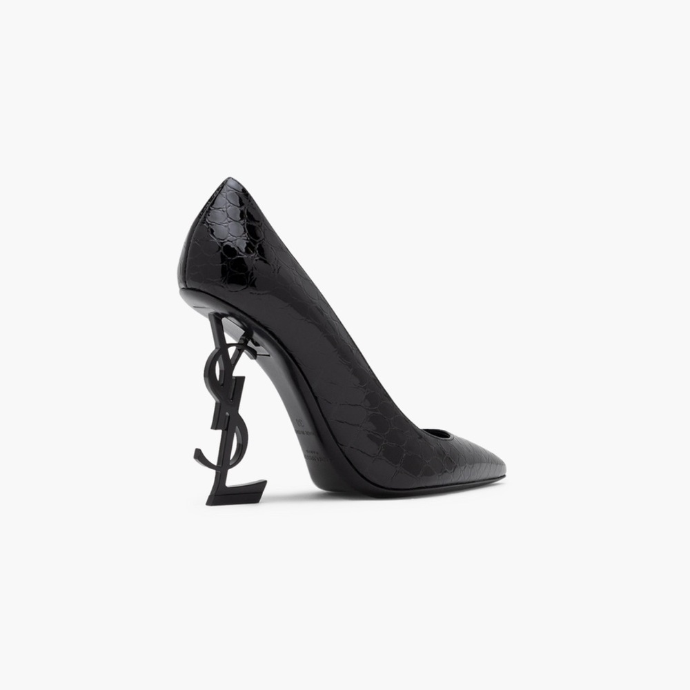 YSL Opyum 85 Croc embossed pump -36.5- new